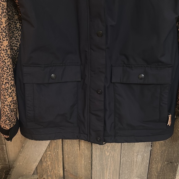 DC Cruiser Black & Leopard Print Snow Jacket Size XL - Picture 2 of 16
